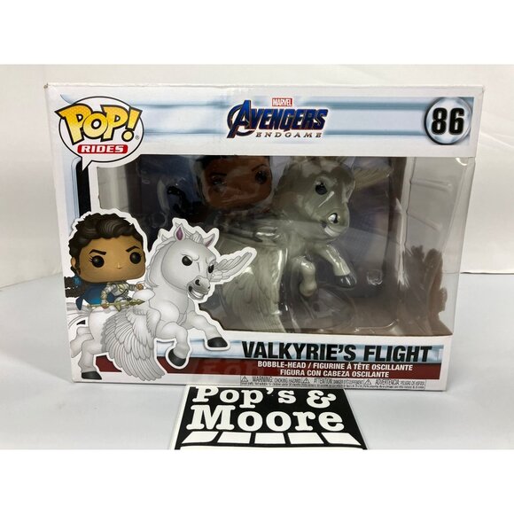 Funko Pop! Avengers Endgame: Valkyrie’s Flight 86 Vaulted Deluxe Vinyl Figure - Picture 2 of 15
